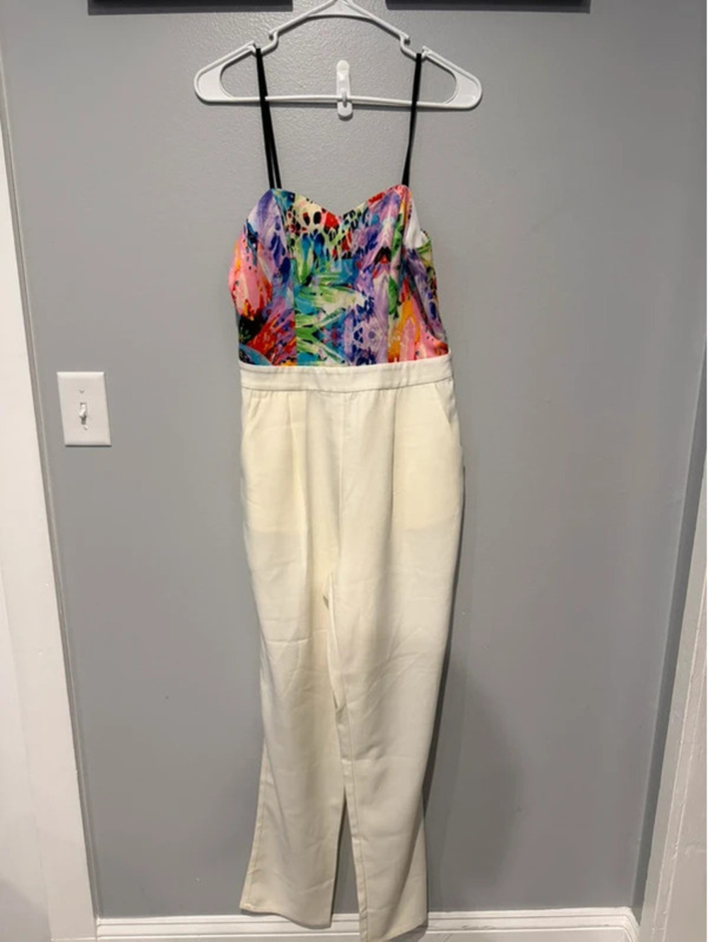 Jumpsuit Size medium Multicolor top White bottoms